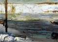 Hielo flotante George Wesley Bellows 1910 Paisaje realista George Wesley Bellows